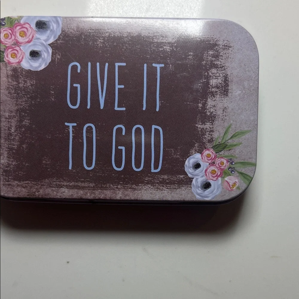 “Give It To God” Floral Prayer Box | Christian Gift | Faith Decor |Encouragement